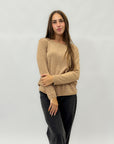 Maglia in cotone e lana