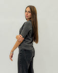 Maglia in lana mezza manica