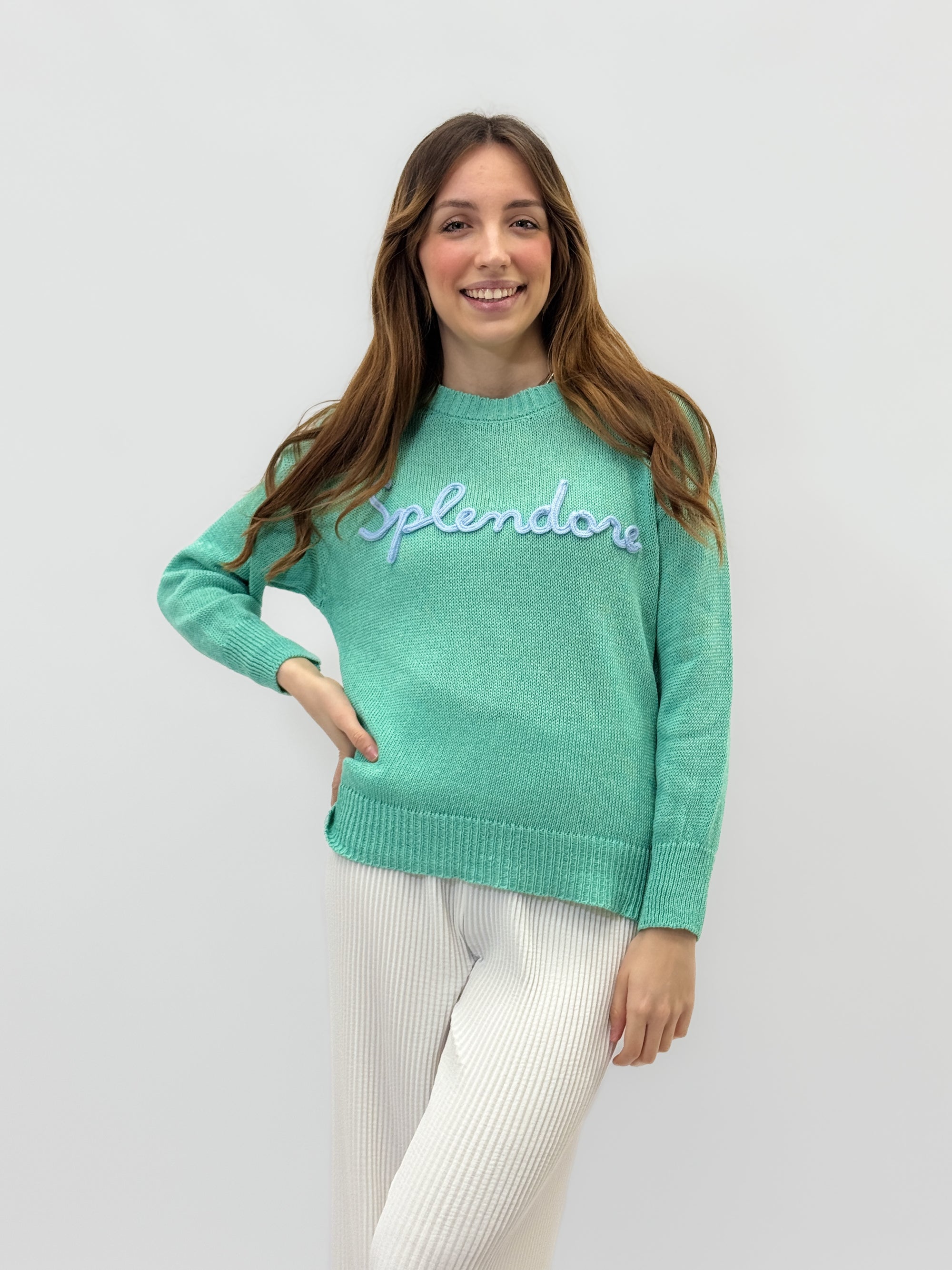 Maglia con scritta &quot;Splendore&quot;