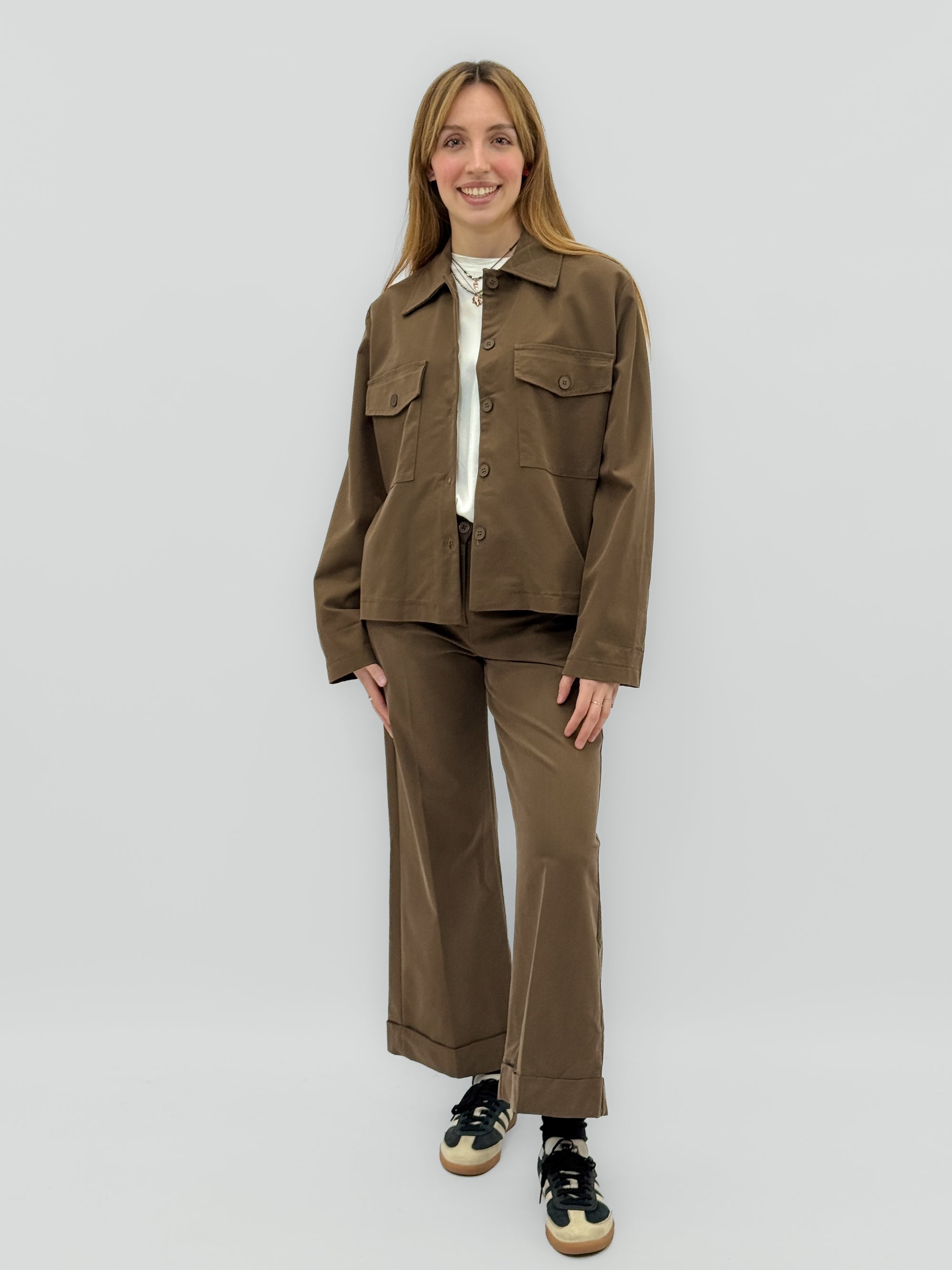Camicia Giacca con Tasche