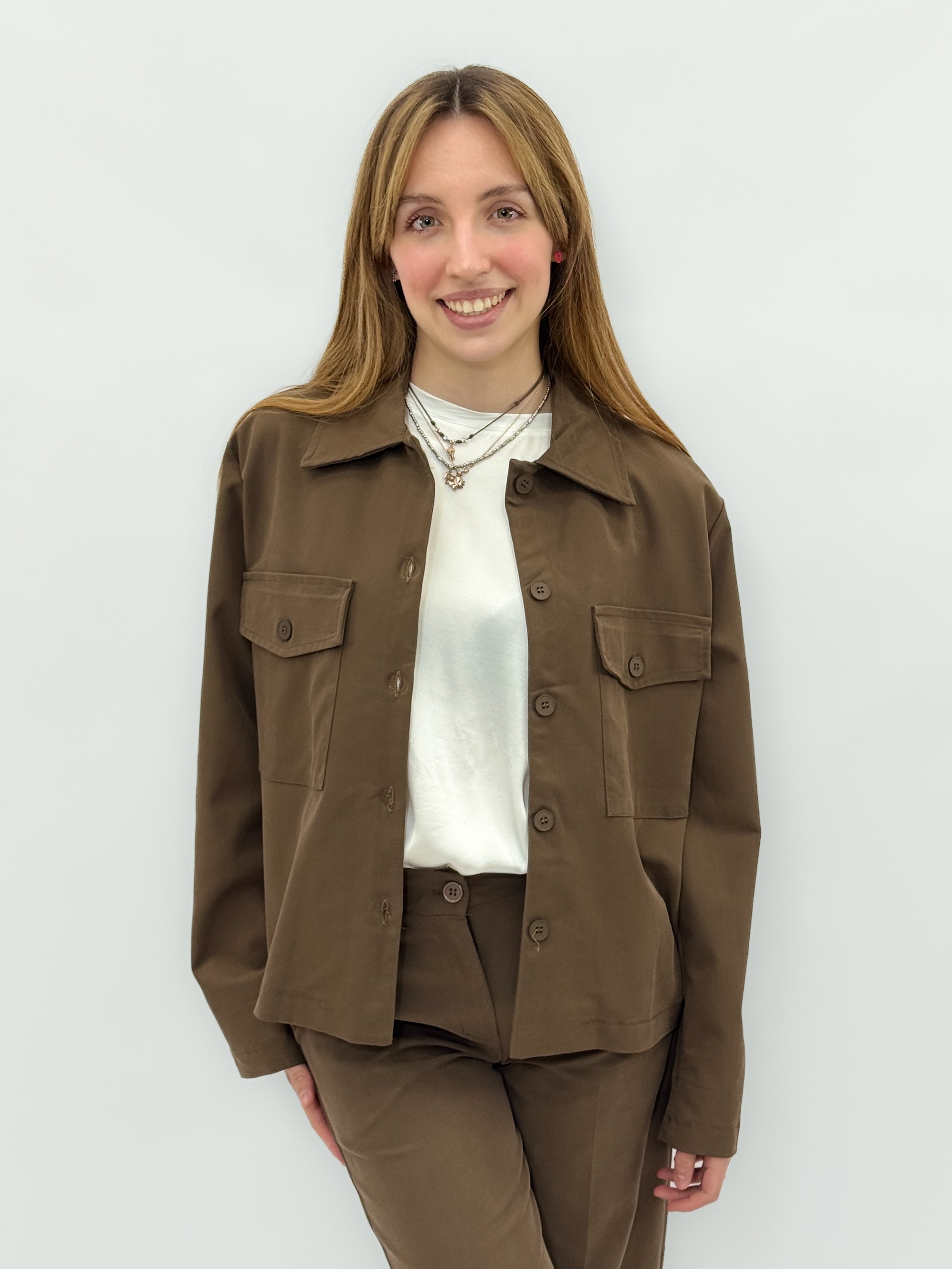Camicia Giacca con Tasche