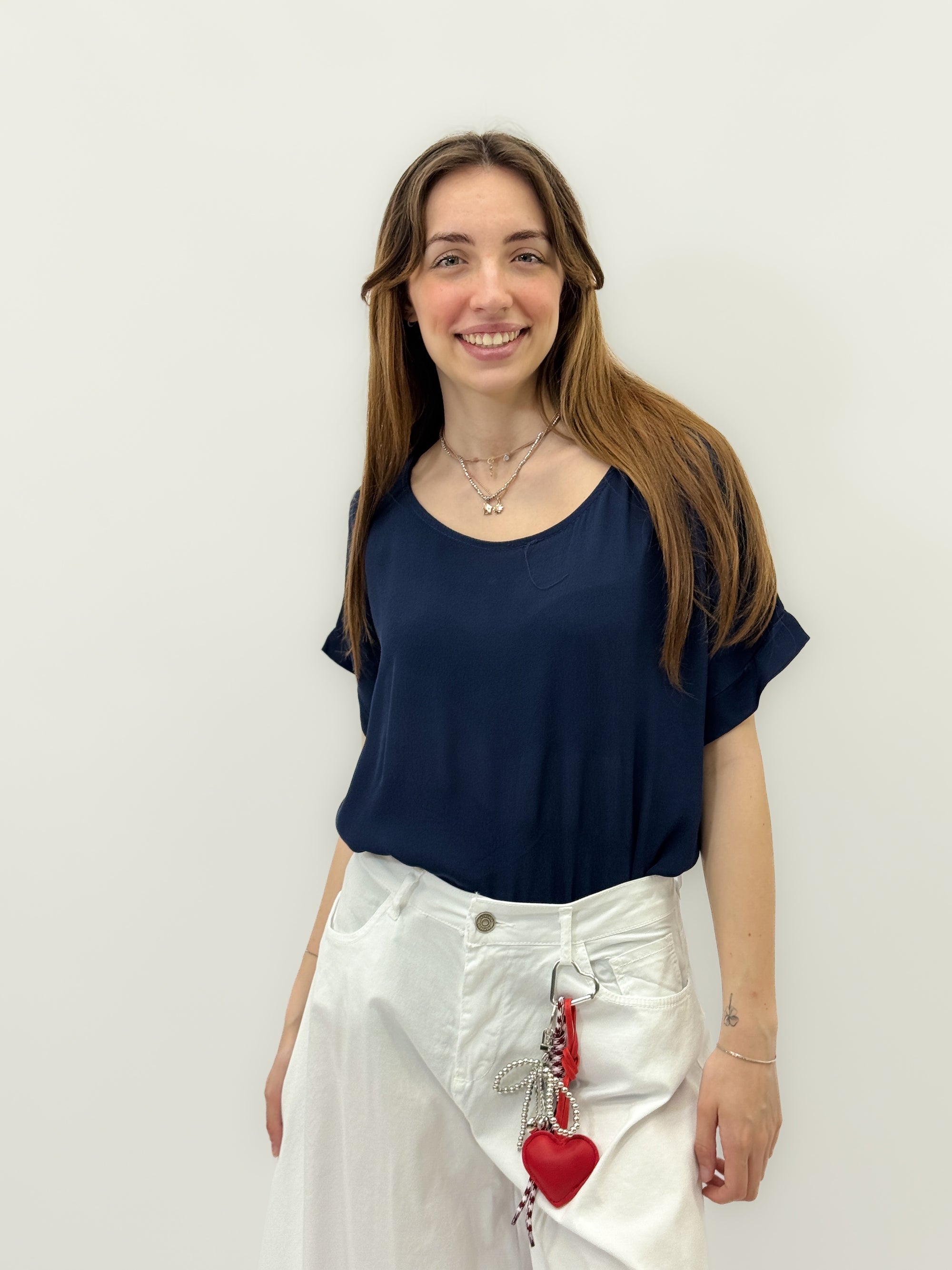 Maglia comoda tinta unita