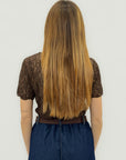 T-Shirt in Pizzo Trasparente