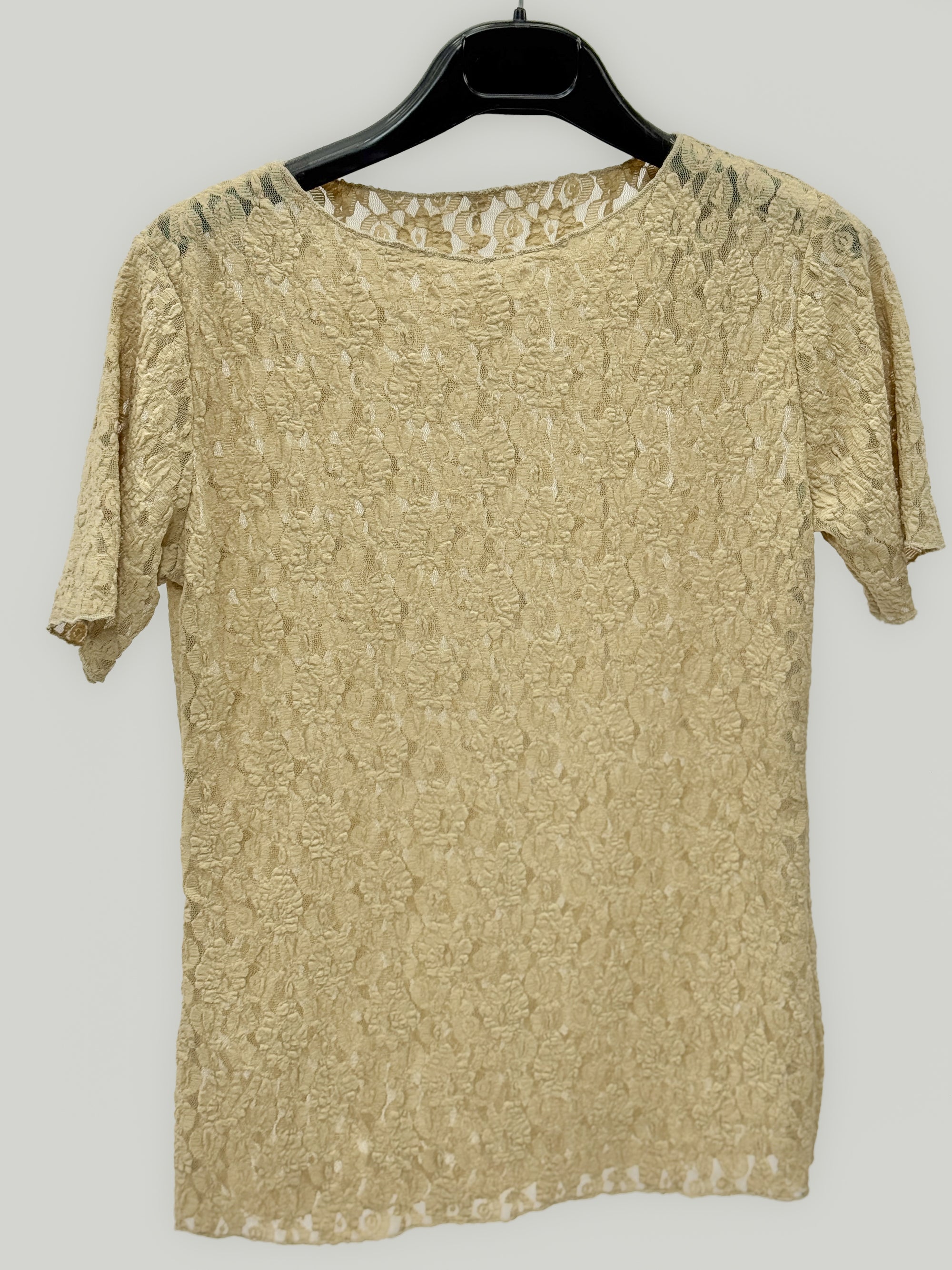 T-Shirt in Pizzo Trasparente