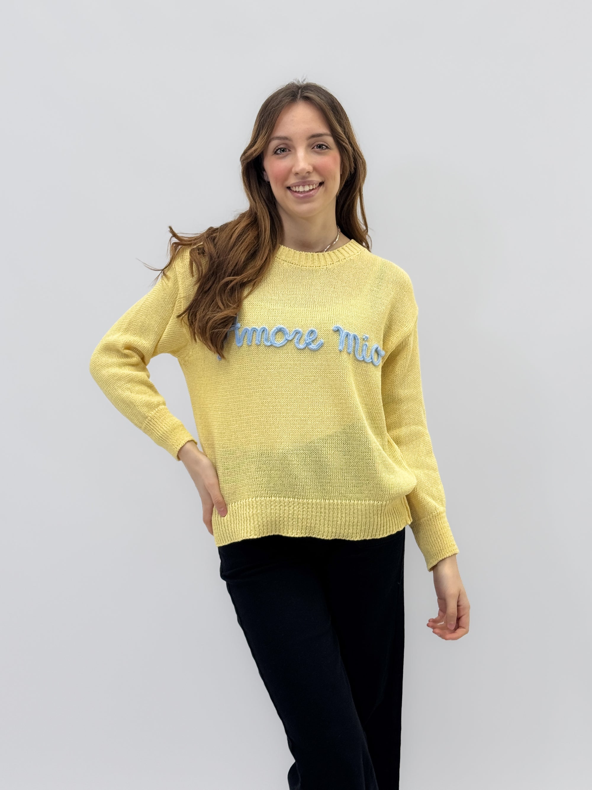Maglia con scritta &quot;Amore mio&quot;