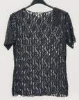 T-Shirt in Pizzo Trasparente