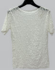 T-Shirt in Pizzo Trasparente