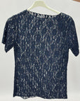 T-Shirt in Pizzo Trasparente