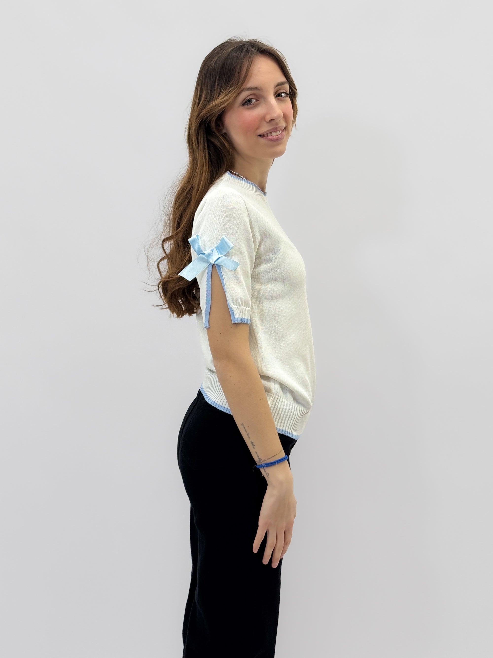 Maglia con fiocchi