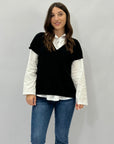 Gilet con camicia