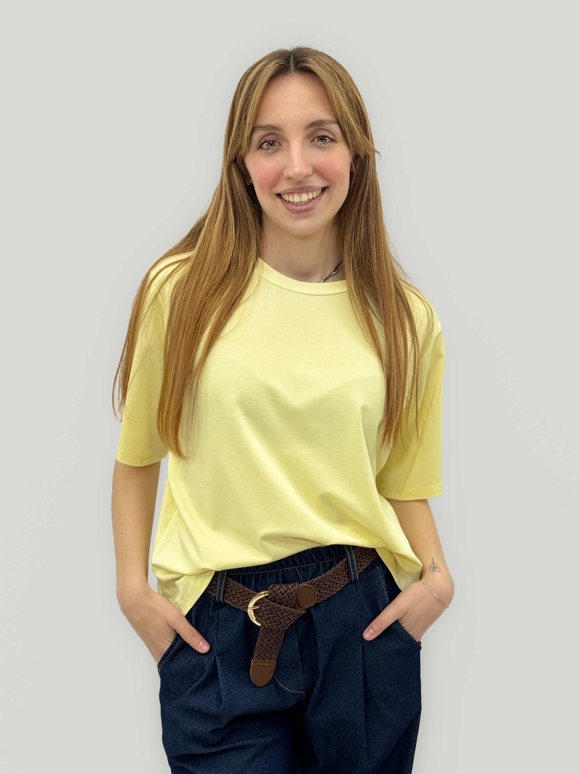 T-Shirt Basic Morbida Vestibilità Comoda