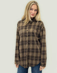 Camicia tartan oversize – Stile casual e comfort perfetto per ogni giorno