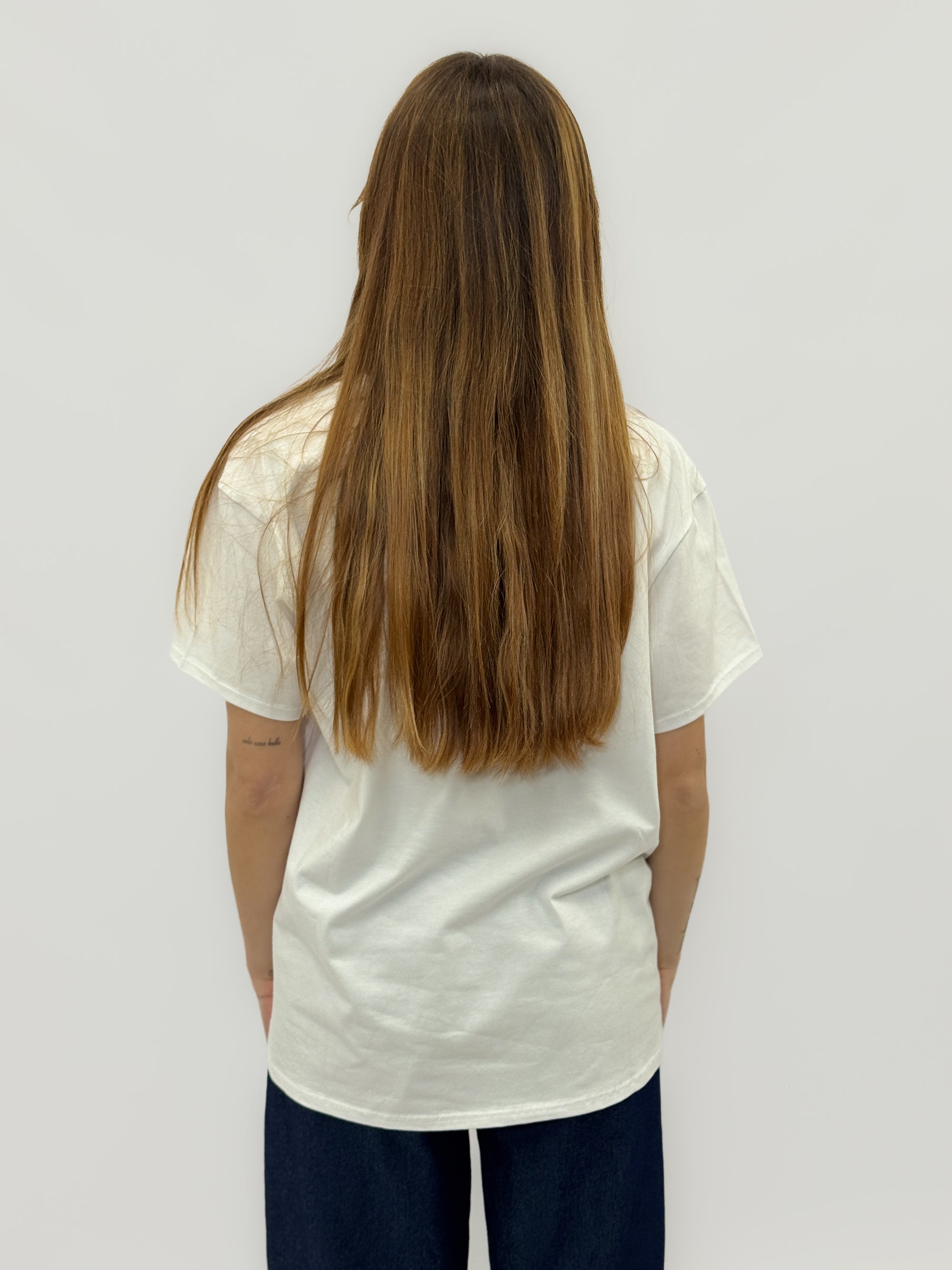 T-shirt Ricamo Cuori