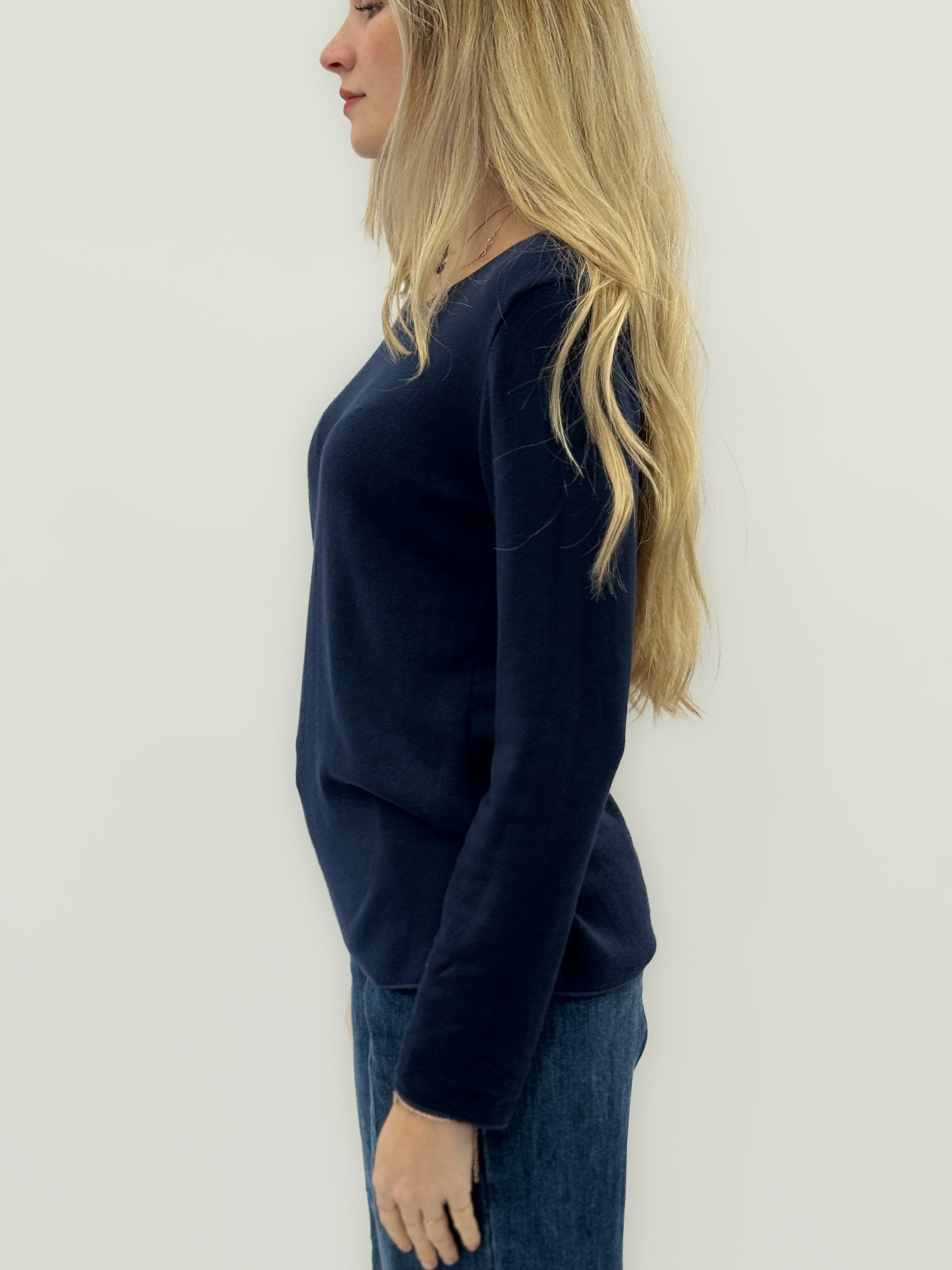 Maglia in misto lana e cotone – Calda, leggera e versatile