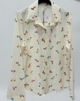 Camicia Fantasia con Stampa Cani