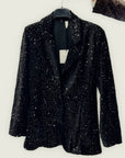 Blazer in velluto con paillettes – Eleganza luminosa per le tue serate