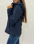 Giacca softshell con cappuccio - tessuto antivento