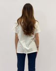 T-shirt con scritta "Dolcezza"