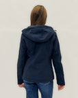 Giacca softshell con cappuccio - tessuto antivento