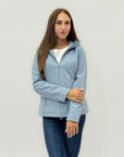 Giacca softshell con cappuccio - tessuto antivento
