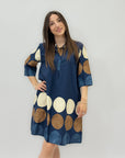 Abito a camicia con pois