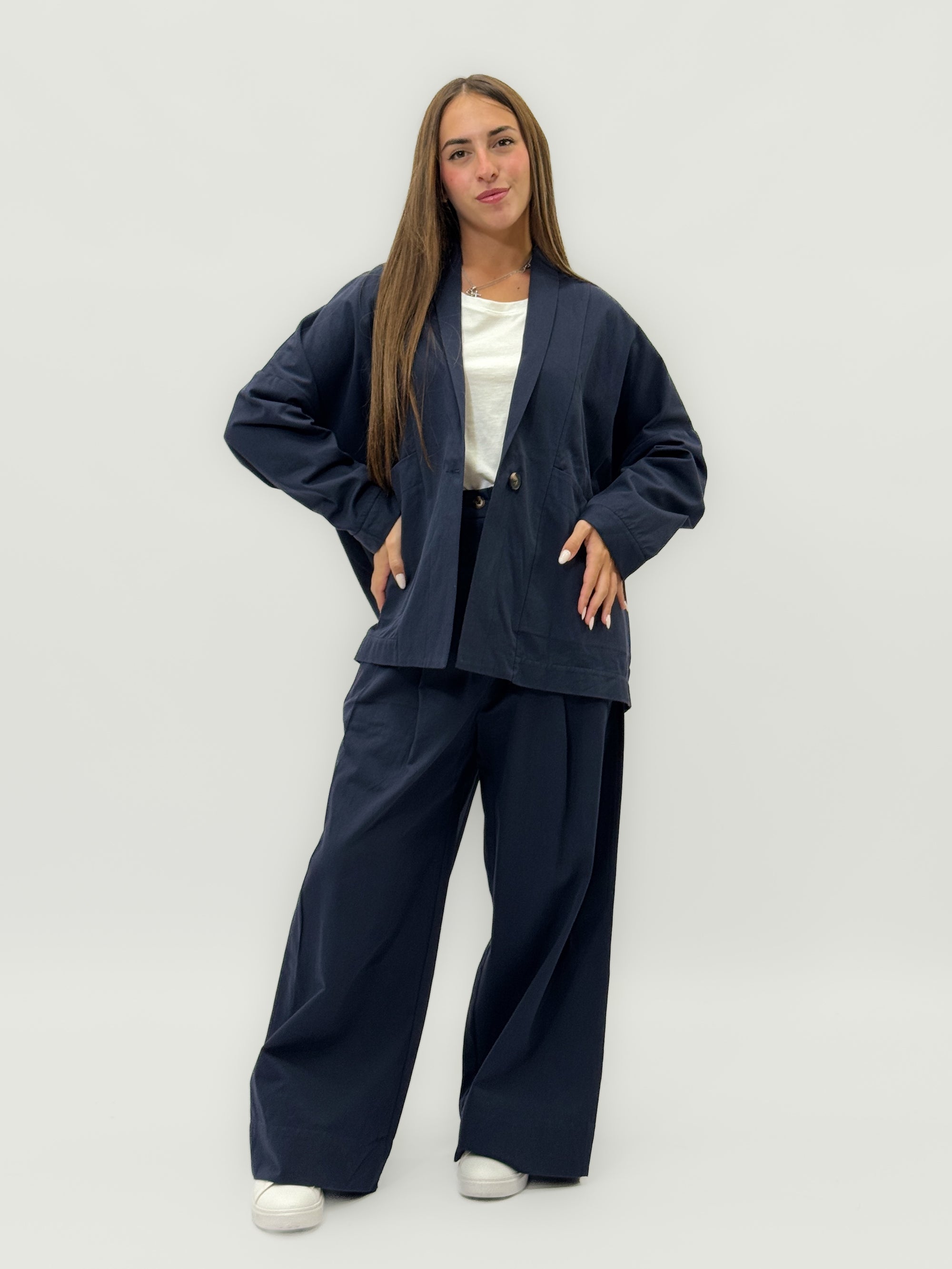 Pantaloni a palazzo in cotone