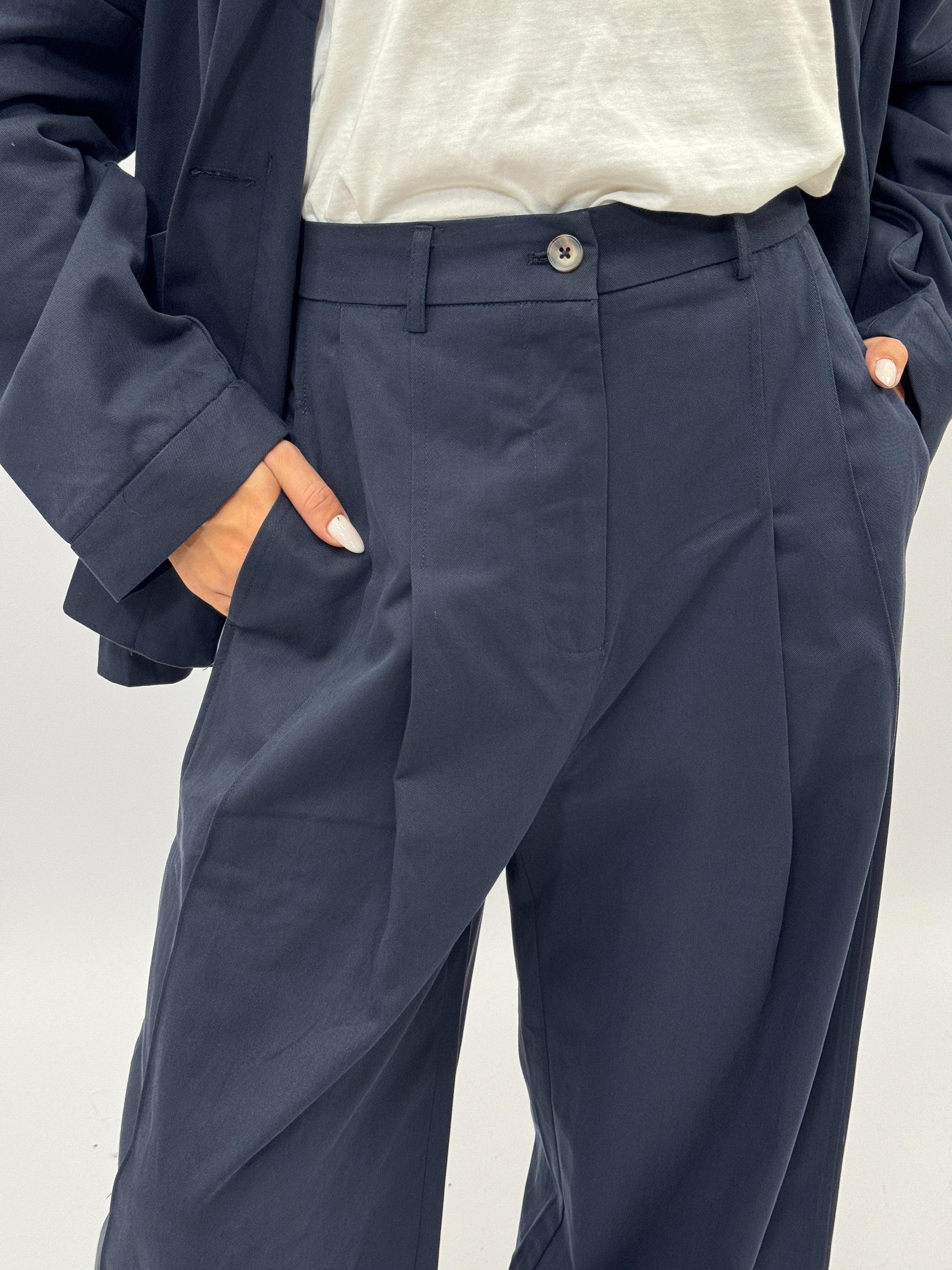 Pantaloni a palazzo in cotone