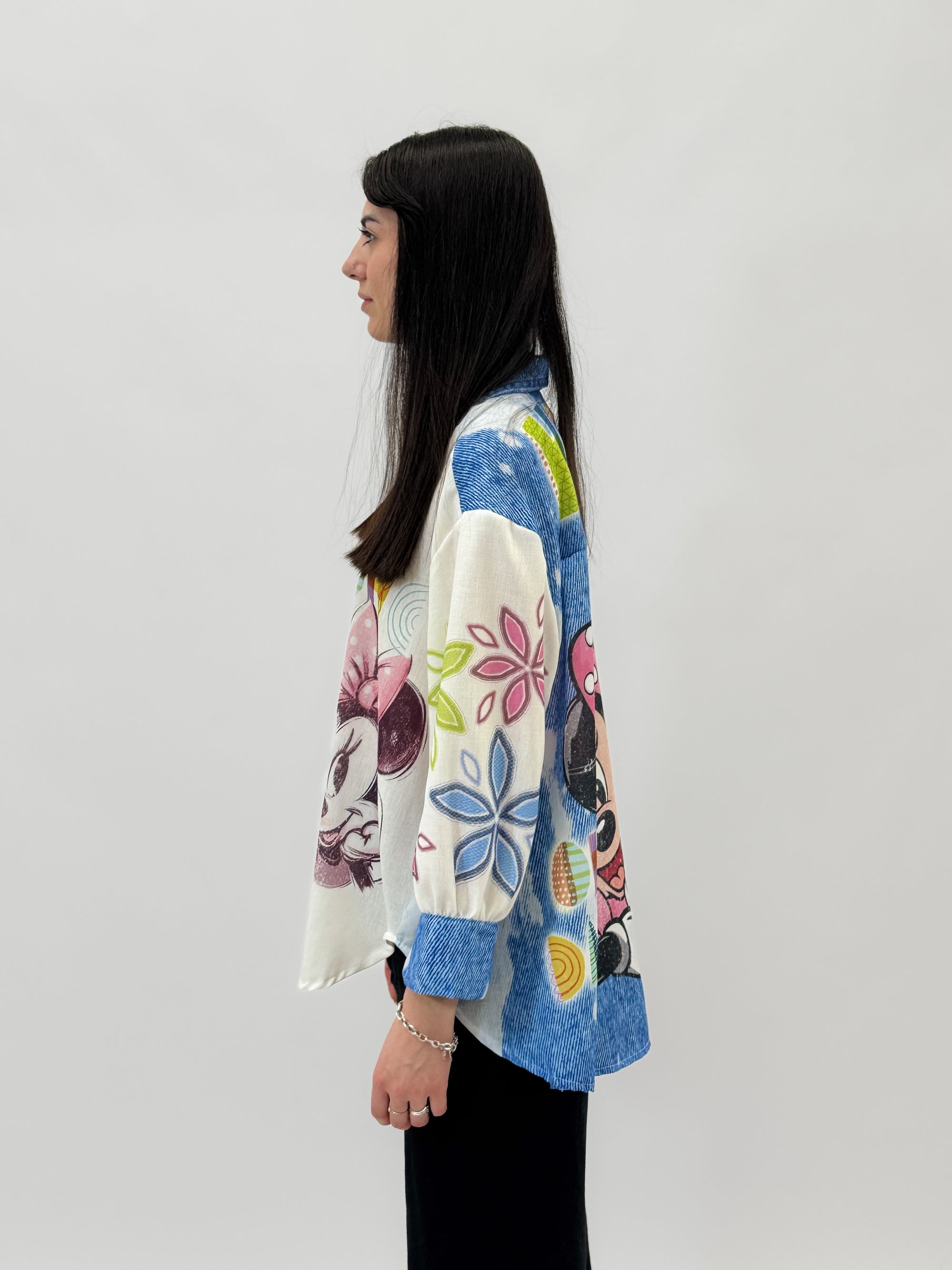 Camicia taglia comoda con stampa