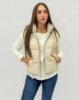 Gilet donna imbottito trapuntato