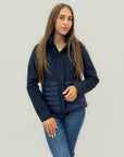 Giacca piumino softshell con cappuccio con inserti imbottiti