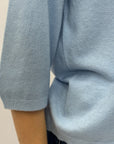 Maglia mezza maniche in misto lana – Morbida e Leggera