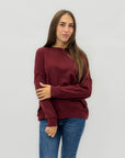 Maglia morbida tinta unita
