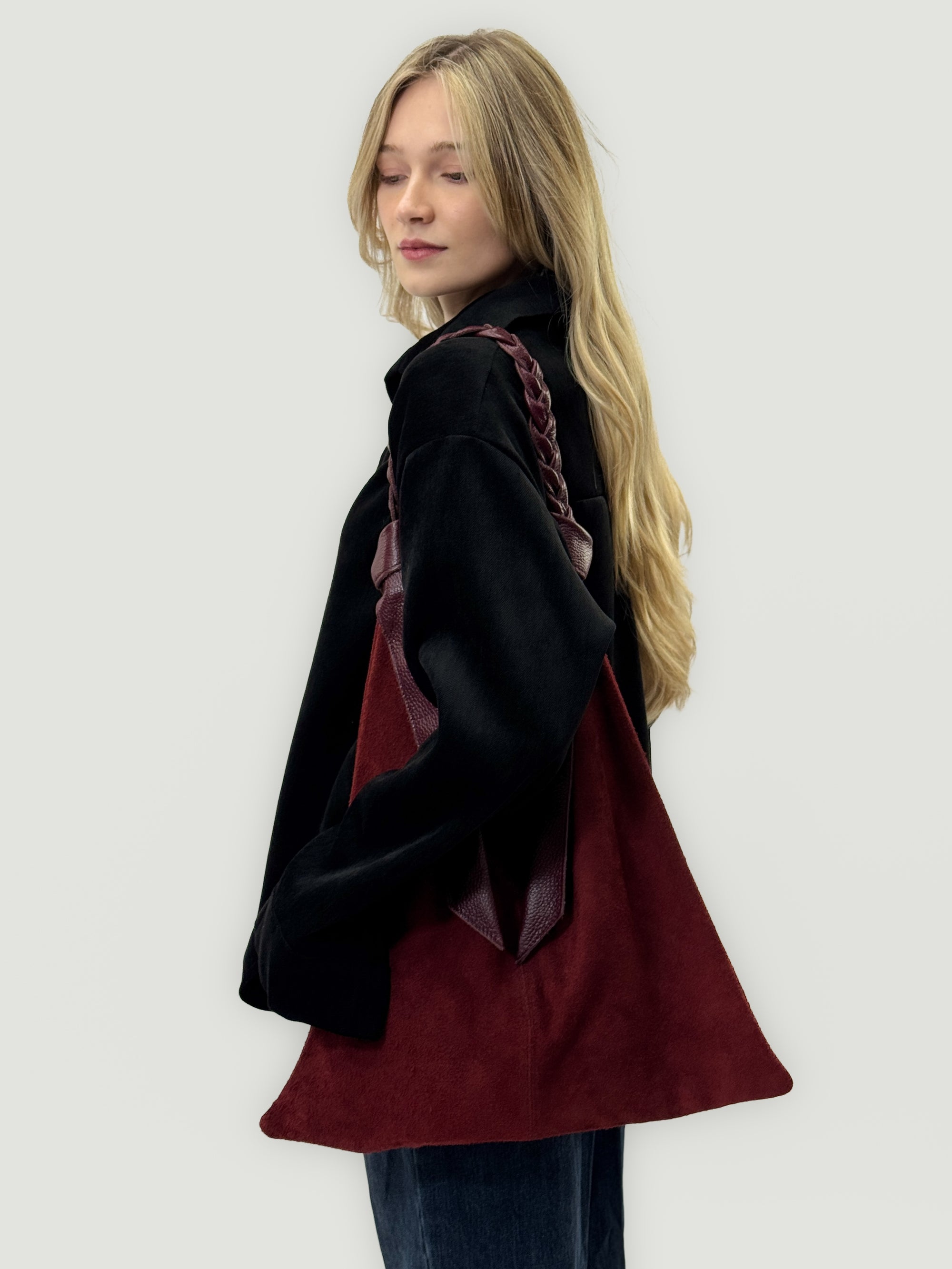 Borsa hobo in vera pelle – Made in Italy