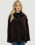 Camicia oversize in vellutino – Morbida, Elegante, Super Chic