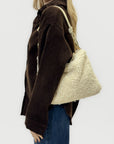 Borsa in Vera Pelle teddy con Manico Annodato – Made in Italy