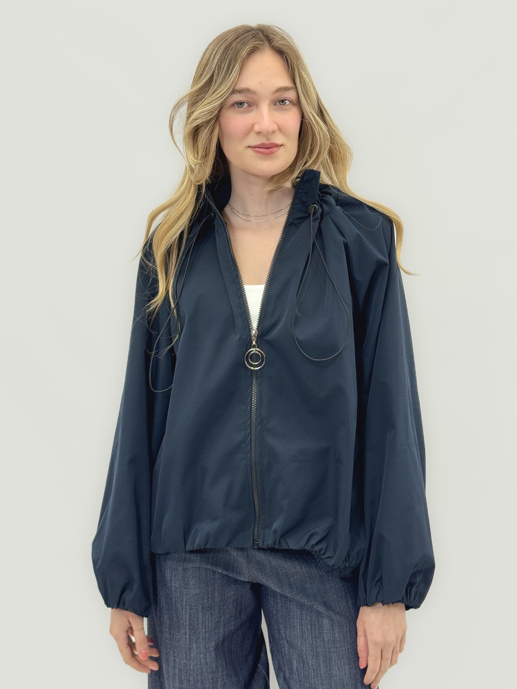 Giacca Bomber Oversize "Cloud" – Light Tech Fabric