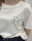 T-Shirt con Scritta Ricamata “Mi Hai Scocciato"