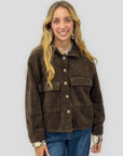 Giacca cardigan donna effetto bouclé con tasche