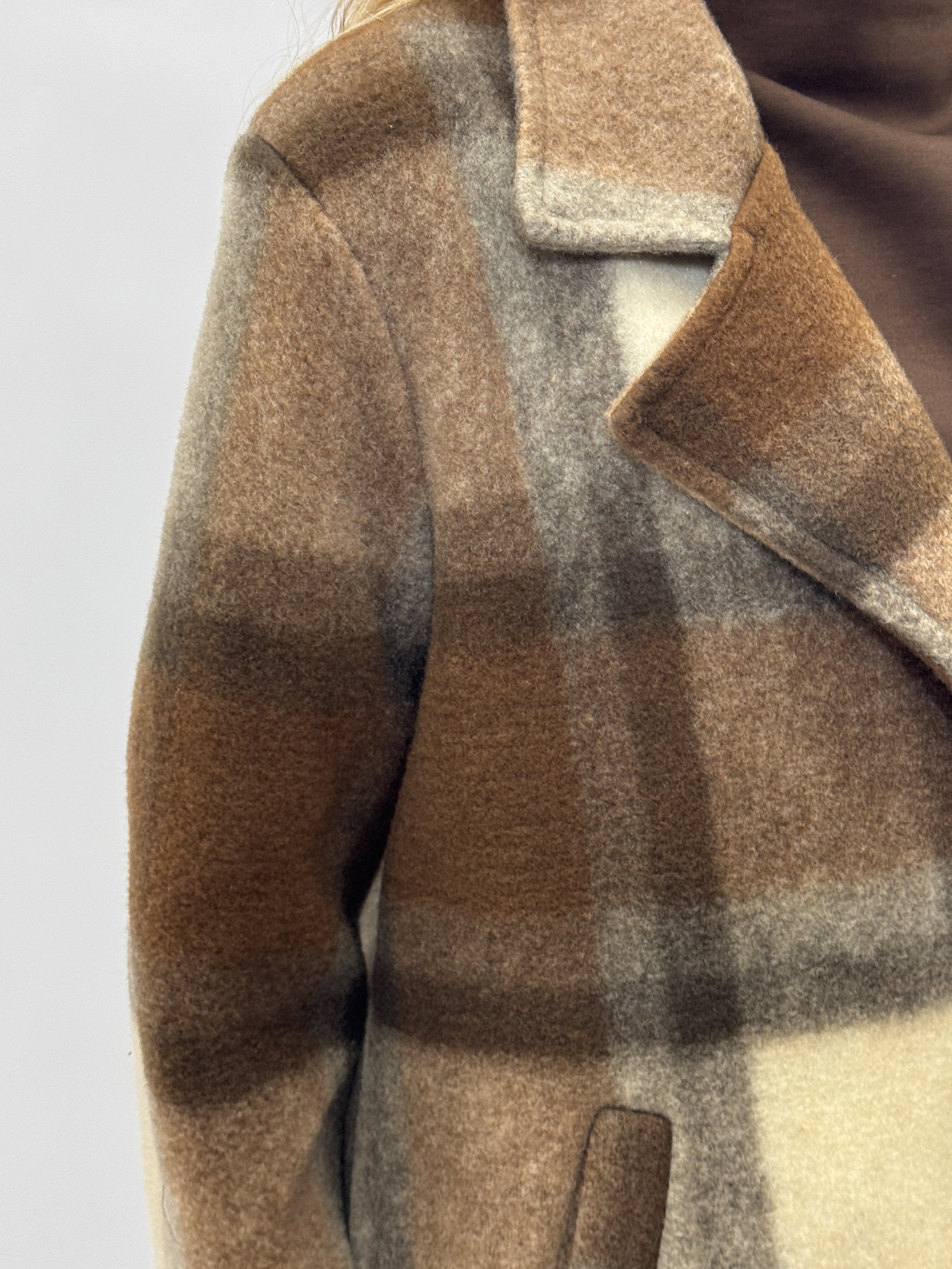 Cappotto a quadri oversize - Trendy e caldo