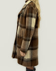 Cappotto a quadri oversize - Trendy e caldo
