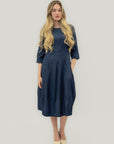 Abito Midi Denim Linea Morbida
