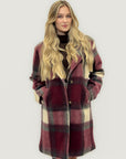 Cappotto a quadri oversize - Trendy e caldo