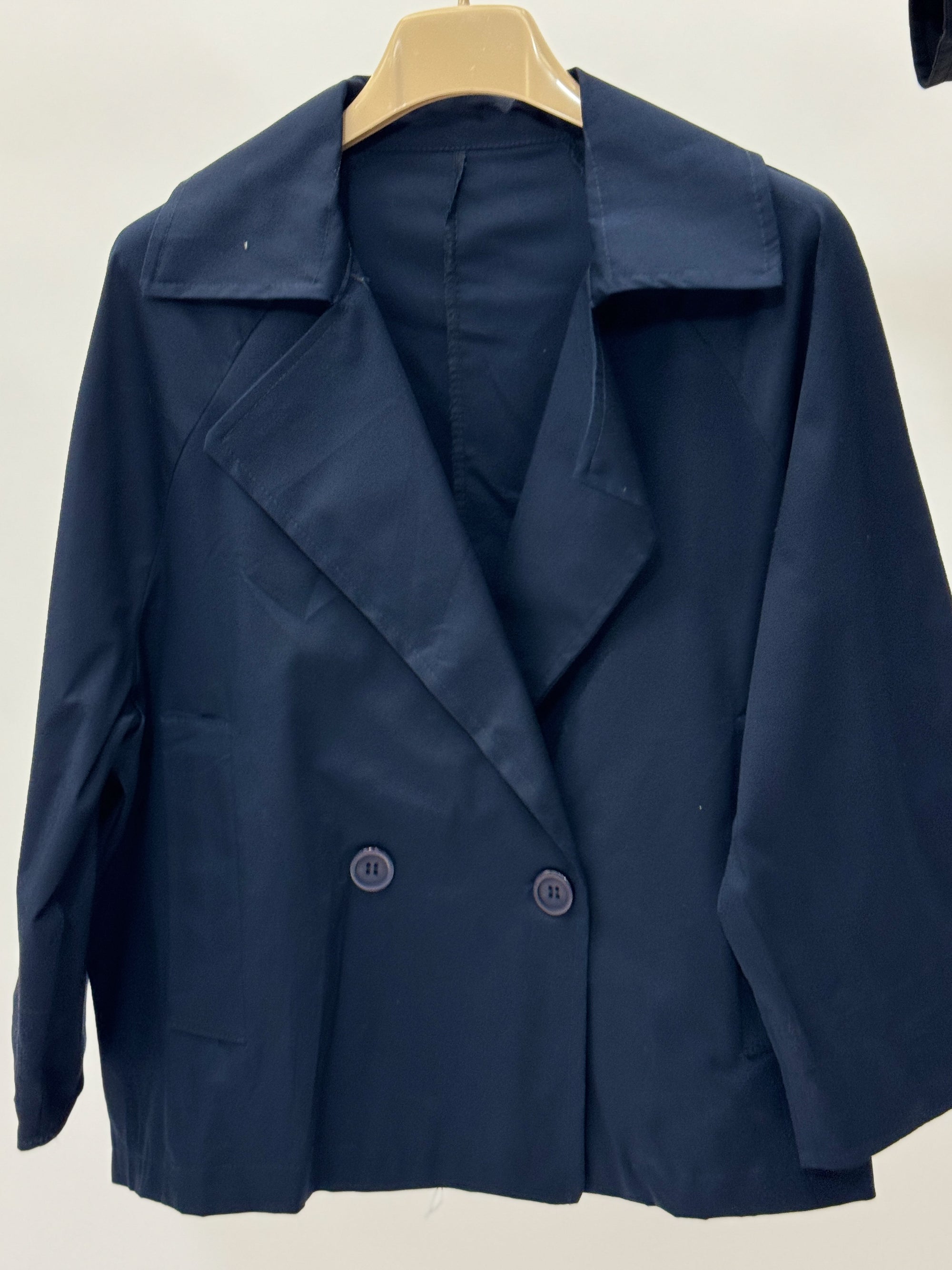 Trench corto in cotone
