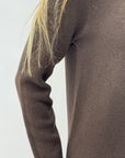 Abito maglia con collo alto - chic & comfy