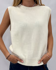 Gilet donna in maglia con lana e cashmere