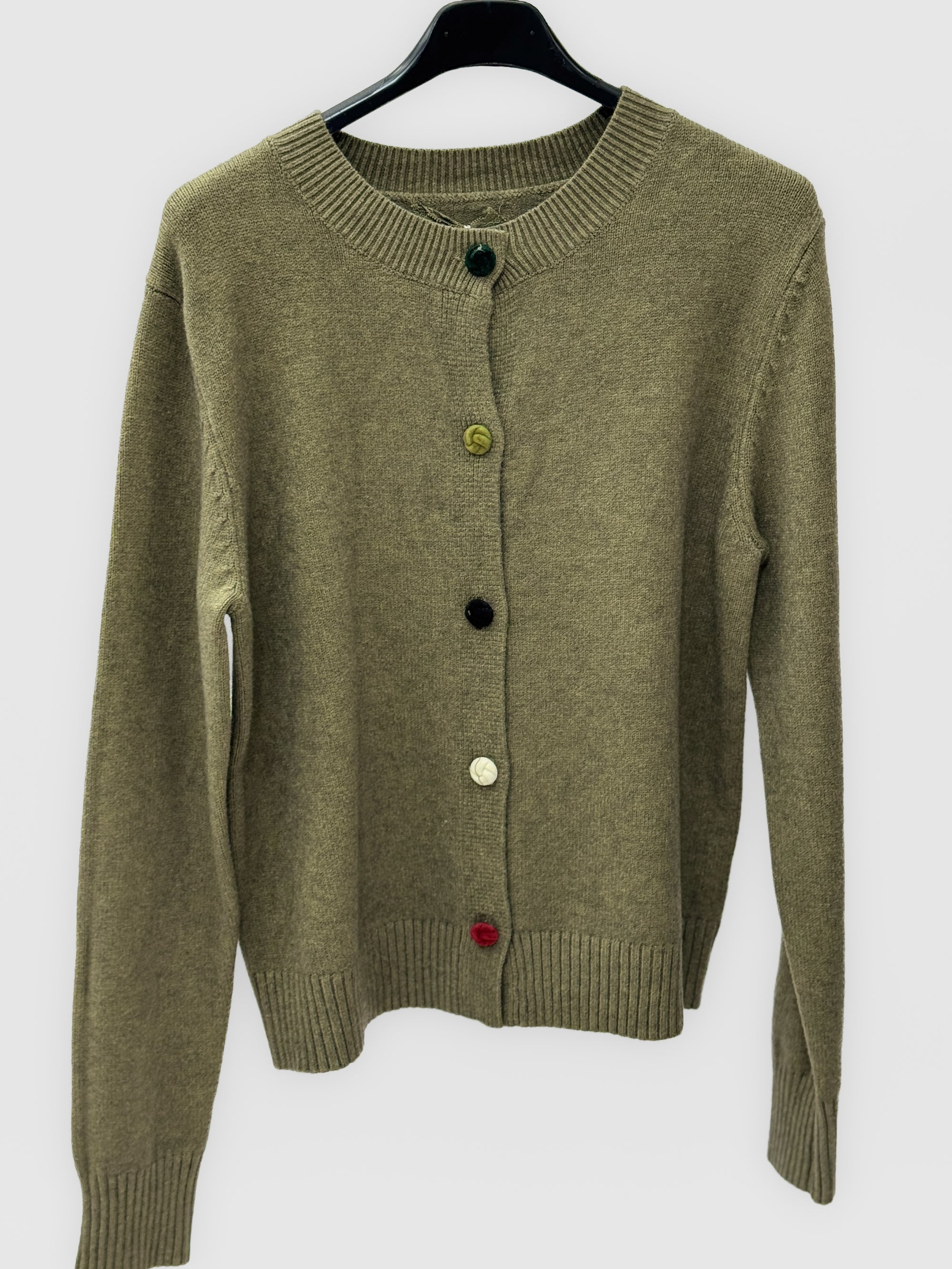 Cardigan donna con bottoni colorati