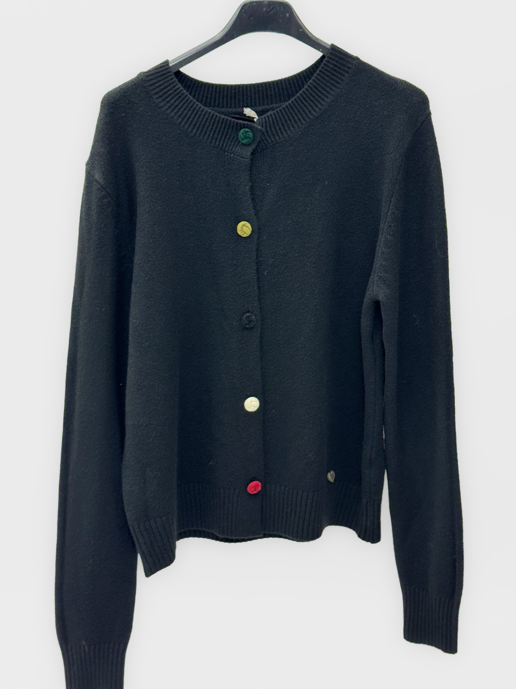 Cardigan donna con bottoni colorati