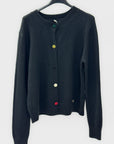 Cardigan donna con bottoni colorati