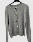 Cardigan donna con bottoni colorati