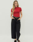 Pantalone Balloon Vita Alta